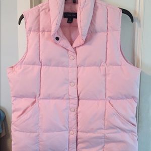 Lands End. Pink puffer vest size small. Reposhing.